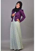 Set Gamis Blazer Purple